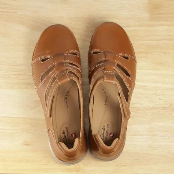 Clarks Unstructured appley strap fisherman sandals 7.5 - Picture 7 of 15